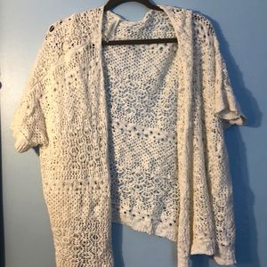 Aeropostale short sleeve cardigan